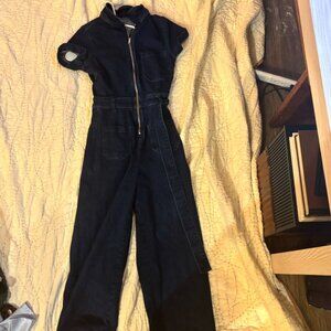 The Colette Weekend Denim Jumpsuit by Maeve